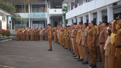 Apel Perdana dan Peluncuran Bank Sampah Setda, Wali Kota Ajak Bangun Kota Sukabumi Lebih Bercahaya