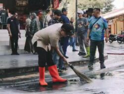 Wakil Wali Kota Pimpin Bersih-Bersih Alun-Alun Cimahi