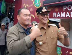 Ayep Zaki Tinjau Pasar Marema, Dorong Ekonomi Pedagang Selama Ramadan