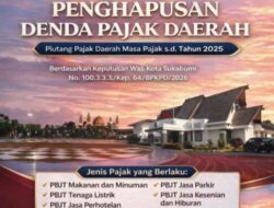 Program Penghapusan Denda Pajak Resmi Dibuka, Warga Sukabumi Diimbau Manfaatkan