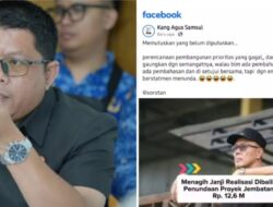 Dari Prioritas ke Penundaan, Agus Samsul Soroti Proyek Pembangunan Jembatan Bernilai Rp.12,6 M