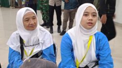 Gantikan Almarhum Ayah, Jemaah Termuda Cimahi Alifiya Berangkat Haji Dampingi Ibu