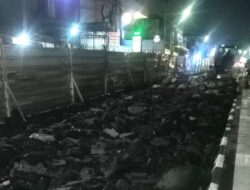 Perbaikan Jalan Jalan Gudang Dikeluhkan, Omzet Pedagang Turun Hingga 50 Persen