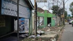 Proyek Underpass Baros Belum Bergerak, Kawasan Bekas Bongkaran terkesan Kumuh