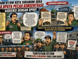 Diduga Ada Upaya Jegal Audiensi! Forum RT/RW Kota Sukabumi Sebut Massa Dipecah Jelang Aksi ke DPRD