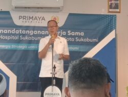 Wali Kota Sukabumi Hadiri Penandatanganan MoU Primaya Hospital Sukabumi Dengan KONI Kota Sukabumi