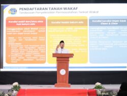 1.032 Sertipikat Wakaf Diserahkan, Kepastian Hukum Jadi Fondasi Kemajuan Lembaga Keagamaan