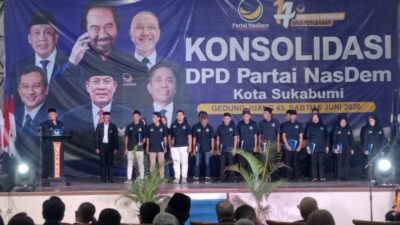 Konsolidasi NasDem Kota Sukabumi, Saan Mustopa: Persiapan Pemilu 2029 Harus Dimulai dari Sekarang