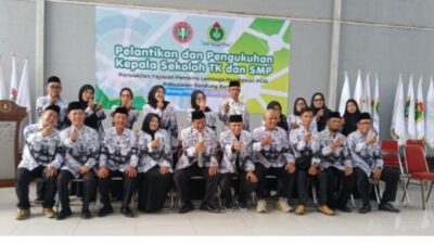 PGRI KBB Kukuhkan Tujuh Kepala Sekolah TK dan SMP, Perkuat Sinergi Hadapi PPDB 2026