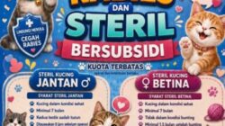 Dinas Perikanan dan Peternakan KBB Gelar Vaksinasi Rabies dan Sterilisasi Kucing Bersubsidi dalam Rangka HUT ke-19 Bandung Barat