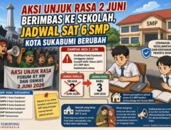 Aksi RT/RW dan Ormas 2 Juni Bikin Disdikbud Sukabumi Ubah Jadwal Ujian, Keselamatan Siswa Jadi Prioritas