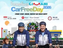 HUT ke-25 Kota Cimahi Semakin Semarak Dengan Peluncuran Car Free Day 2026
