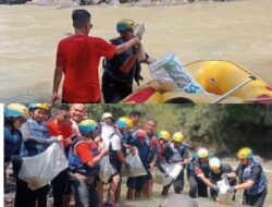 Semangat Bulan Bung Karno, PAC PDI Perjuangan Lembursitu Tebar Ribuan Benih Ikan dan Bersihkan Sungai Cimandiri Sepanjang 7 Kilometer