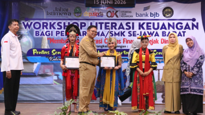 Dispusipda Jabar Selenggarakan Workshop Literasi Keuangan Bagi Para Pelajar SMA/SMK se- Jawa Barat