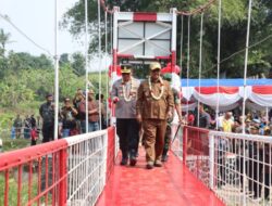 Jembatan Gantung Prima Jantake Diresmikan, Kapolres: Bukan Sekadar Penghubung Warga
