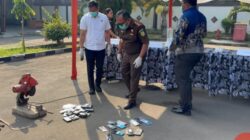 Pemusnahan Barang Bukti 116 Perkara, Kejari Sukabumi Tegaskan Komitmen Berantas Narkotika