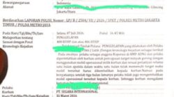 KMP ADNG Laporkan Dugaan Penggelapan Kendaraan Operasional ke Polres Jakarta Timur