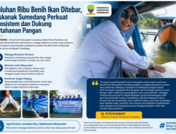 Puluhan Ribu Benih Ikan Ditebar, Pemkab Sumedang Perkuat Ekosistem Perairan dan Dukung Ketahanan Pangan