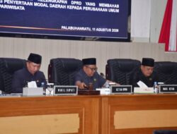 DPRD Kab. Sukabumi Gelar Rapat Paripurna, Tentang Jawaban Bupati Atas Pandangan Umum Fraksi