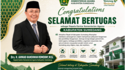 Selamat Bertugas, Ahmad Handiman Romdony di Kabupaten Sumedang