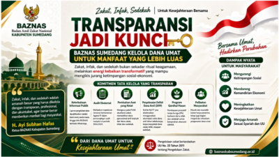 Bukan Sekadar Menghimpun, BAZNAS Sumedang Dorong Dana Umat Jadi Energi Pemberdayaan