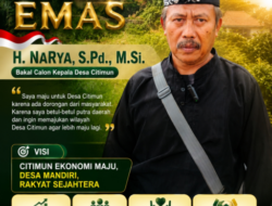 H. Narya, S.Pd., M.Si., Siapkan Langkah Prioritas untuk Citimun: Dari Ekonomi Maju Menuju Desa Emas