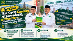 Sertijab Pimpinan Kemenag Sumedang, Garut dan Kuningan