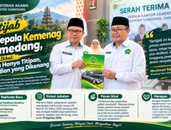 Sertijab Pimpinan Kemenag Sumedang, Garut dan Kuningan