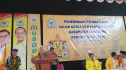 Bunda Bilqis Pendaftar Pertama di Musda XI, PK Golkar dan Organisasi Golkar Sumedang Hadir Mendukung