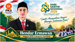 Hari Santri Nasional 2026, Hendar Ermawan Ajak Santri Jadi Pelopor Perubahan Bangsa